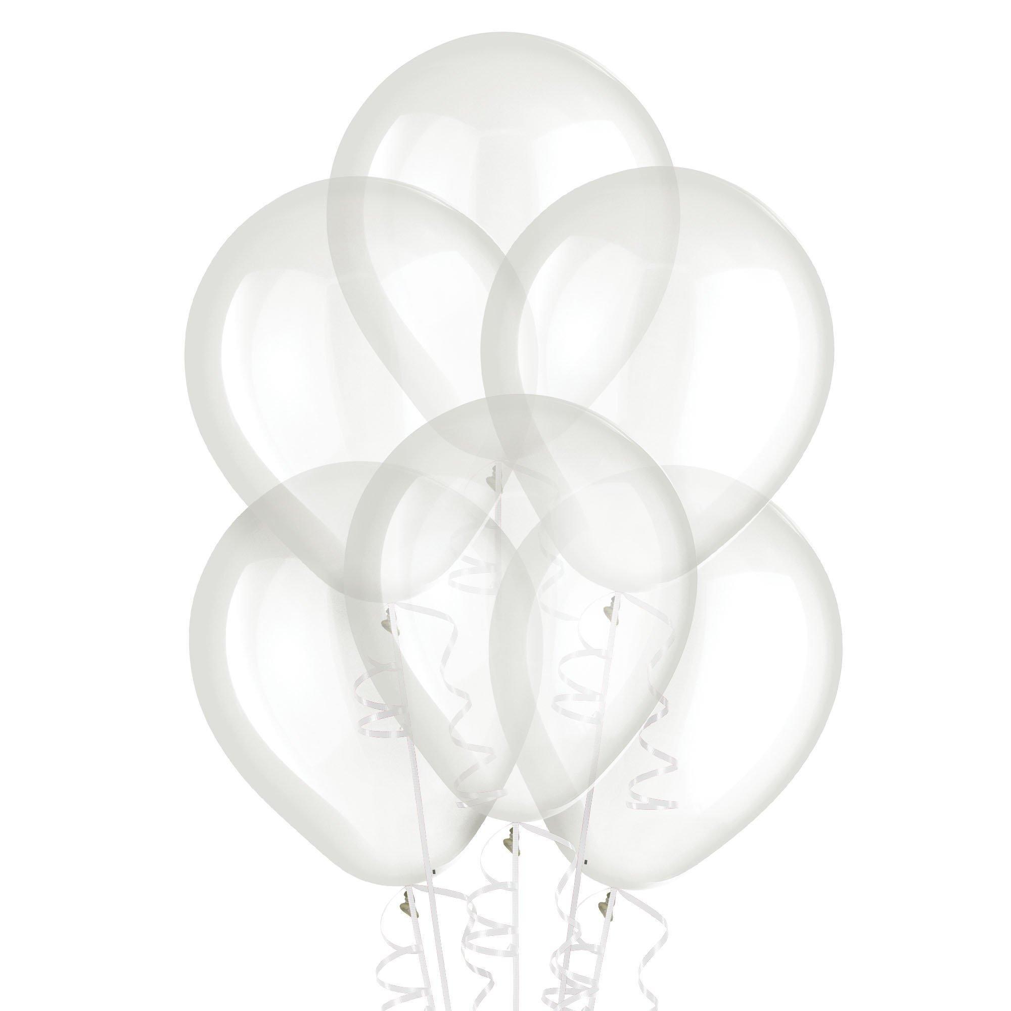 15ct, 12in, Clear Balloons Party City